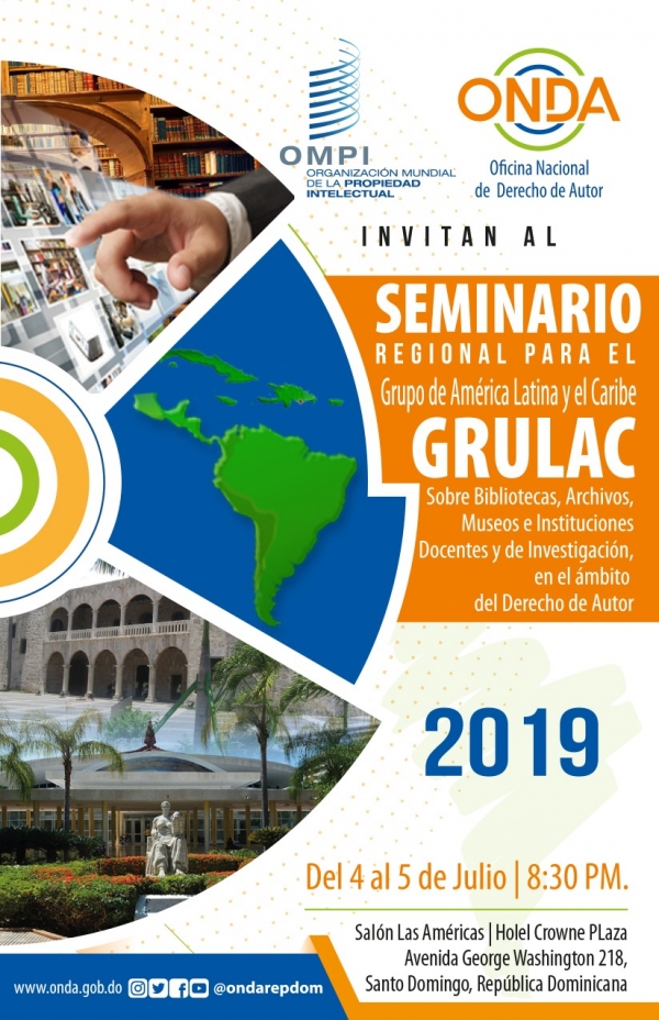 Directores de Derecho de Autor de América Latina y el Caribe se reunirán en RD