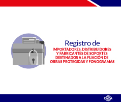 Importadores, distribuidores  y fabricantes de soportes  destinados a la fijación de obras protegidas y fonogramas