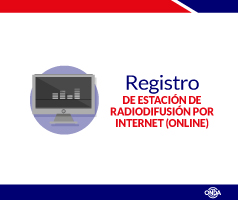 Registro de estación de radiodifusión por internet (online)