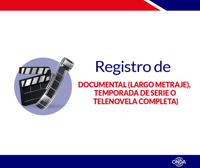 Registro Documental (largometraje), Temporada de Serie o Telenovela completa