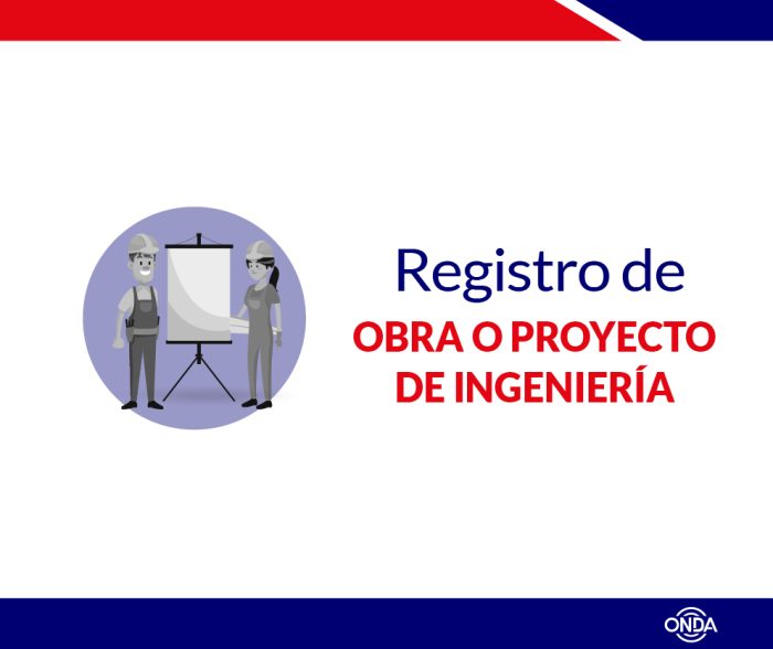 Registro de Obra o Proyecto Ingeniería