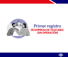 Primer registro de empresa de Telecable (sin operación) (IDC)