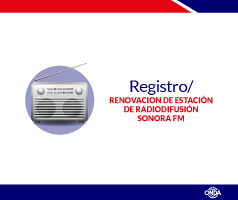 Inscripcion y Renovacion de  Estaciones de Radiodifusion Sonora F.M. (IDC)