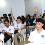 Alumnos de Punta Cana International School participan en conversatorio ABC del Derecho de Autor.