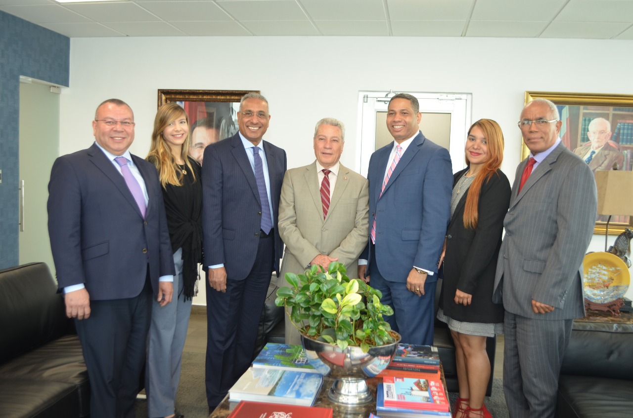 Ejecutivos de OMPI y ONDA visitan al ministro de Industria, Comercio y Mipymes