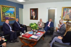 Ejecutivos de OMPI y ONDA visitan al ministro de Industria, Comercio y Mipymes