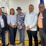 El director de la ONDA junto a directivos de las Sociedades