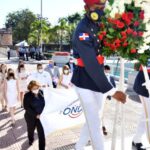 Onda deposita ofrenda floral en conmemoración del 177 aniversario de la Independencia Nacional