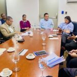 Los directivos de Sociedades de Gestión Colectiva reunidos con el director de la ONDA.