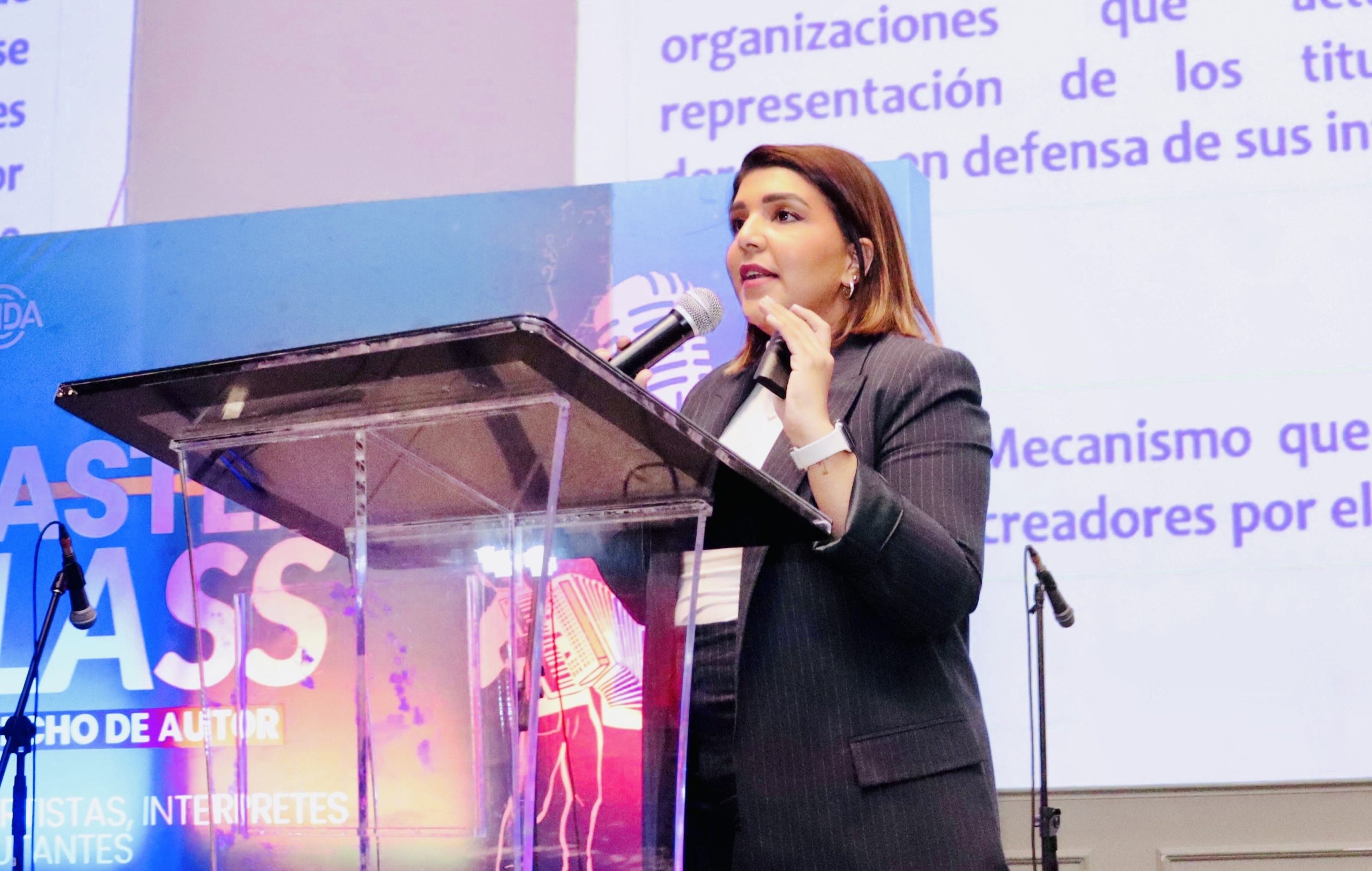 Lucía Castillo. encargada de Sociedades de Gestión de la ONDA.