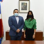 Director de la Onda, José Ruben Gonell Cosme recibe visita de cortesía de la directora ejecutiva de Indotel, Julissa Cruz