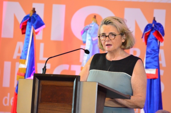 Sylvie Forbin resalta el apoyo del gobierno dominicano al derecho de autor