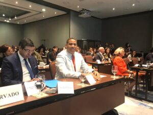 Trajano Santana habla en Colombia sobre el desarrollo del derecho de autor en RD