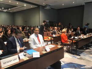 Trajano Santana habla en Colombia sobre el desarrollo del derecho de autor en RD