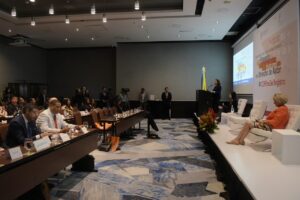 Trajano Santana habla en Colombia sobre el desarrollo del derecho de autor en RD