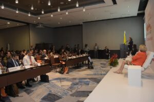 Trajano Santana habla en Colombia sobre el desarrollo del derecho de autor en RD