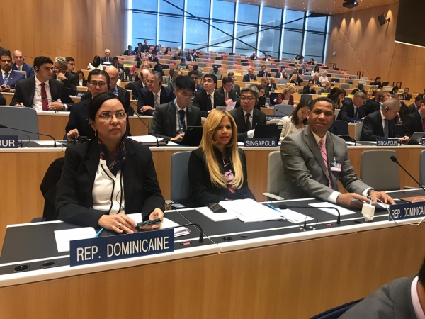 Trajano Santana participa en Ginebra en la 59 asamblea general de la OMPI