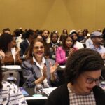 Vista parcial de los artistas