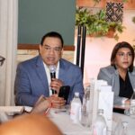 El director de la ONDA encabezó la reunión junto a Lucía Castillo, encargada del Departamento de Sociedades de Gestión Colectiva.