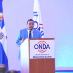 José Ruben Gonell Cosme, director de la ONDA, en el podiun